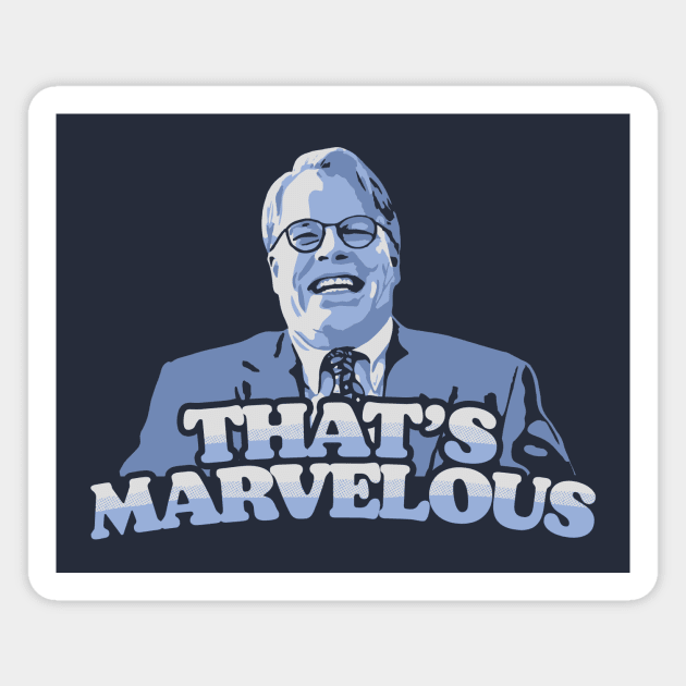 That's Marvelous - Brandt From Mr Lebowski's Office Big Lebowski Bunny Quote Magnet by GIANTSTEPDESIGN